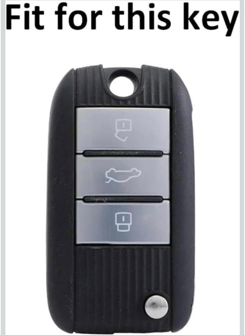 UShop U-Shop TPU Car Key Cover for MG MG6 ZS HS EV EZS EHS - Silver TPU Remote Cover for MG Cars - Image 3