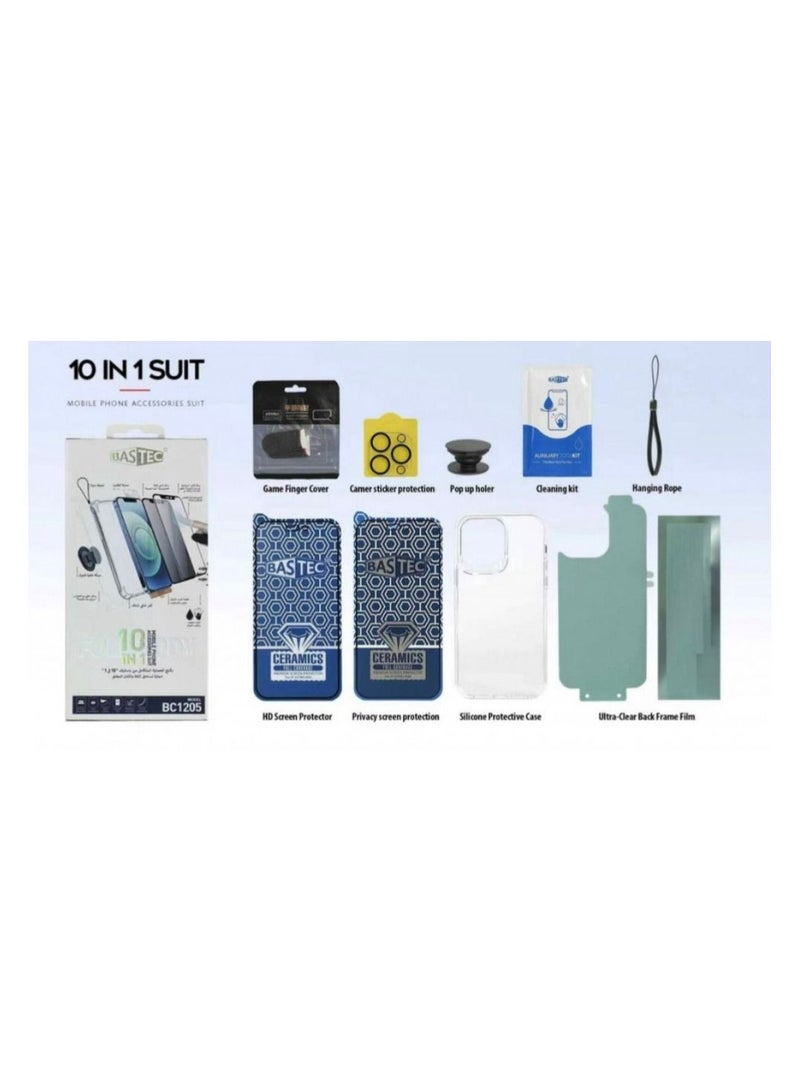 باس تيك بكج حماية متكامل 10 في 1 من باستيك ايفون 14 بلس - Image 4