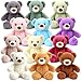 LaRandom 12 Pcs Bears Stuffed Animal Bulk 10 Inch Cute Small Stuffed Bear Plush Toy for Birthday Baby Shower Wedding Party Decorations Centerpieces Favors - Image 2