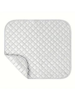 Gonice Ironing Pad Ironing Mat Ironing Board Foldable Portable Heat Insulation High Temperature Resistant Thickened High Temperature Resistant Non-slip Cotton Ironing Board Coated With Silvery Cloth  - Image 1