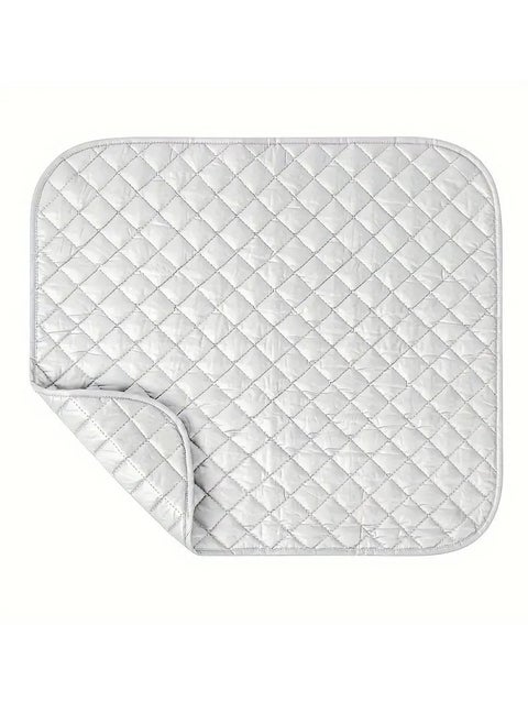 Ironing Pad Ironing Mat Ironing Board Foldable Portable Heat Insulation High Temperature Resistant Thickened High Temperature Resistant Non-slip Cotton Ironing Board Coated With Silvery Cloth