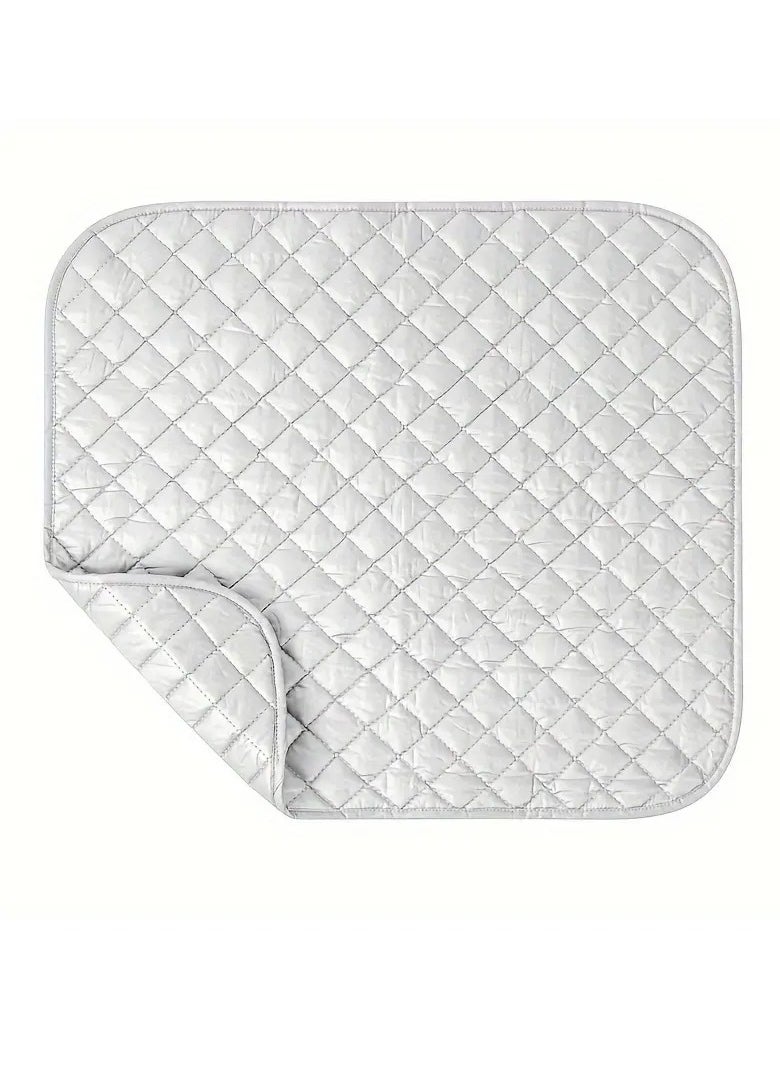 Gonice Ironing Pad Ironing Mat Ironing Board Foldable Portable Heat Insulation High Temperature Resistant Thickened High Temperature Resistant Non-slip Cotton Ironing Board Coated With Silvery Cloth  - Image 1