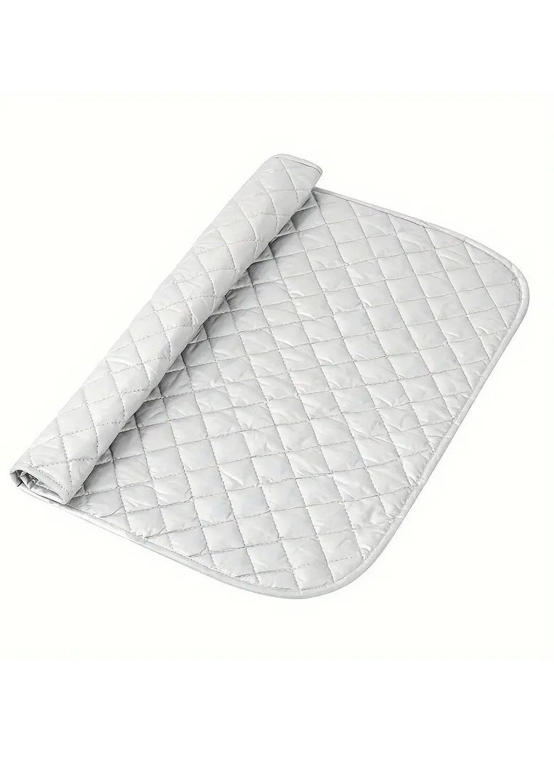 Gonice Ironing Pad Ironing Mat Ironing Board Foldable Portable Heat Insulation High Temperature Resistant Thickened High Temperature Resistant Non-slip Cotton Ironing Board Coated With Silvery Cloth  - Image 3