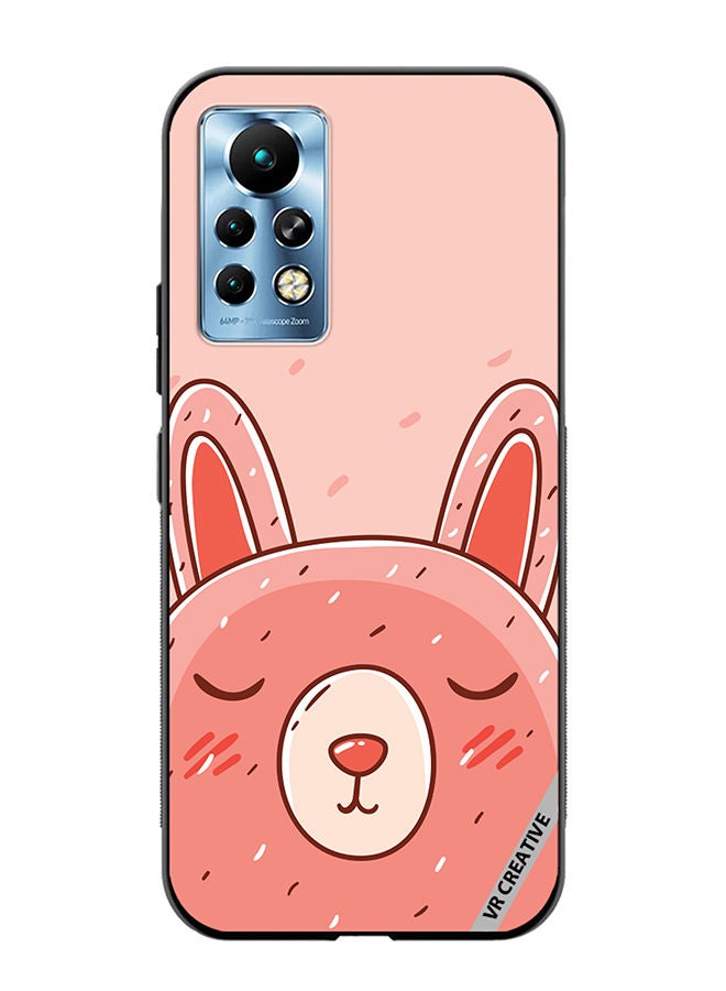 VR CREATIVE Protective Case Cover For Infinix Note 11 Pro Sleeping Rabbit Design Multicolour - Image 1