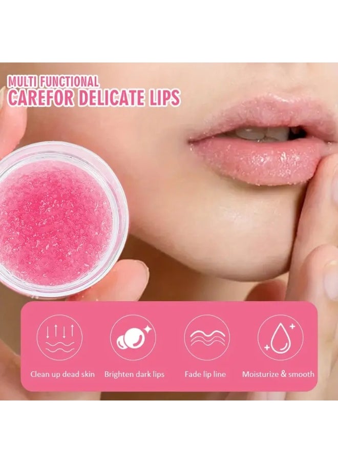 Amatoni Raspberry-Flavored Lip Scrub with Plant Squalane | Hydrating, Moisturizing & Exfoliating | Leaves Lips Refreshed, Smooth & Enhanced Color | For All Lip Types  - Image 2