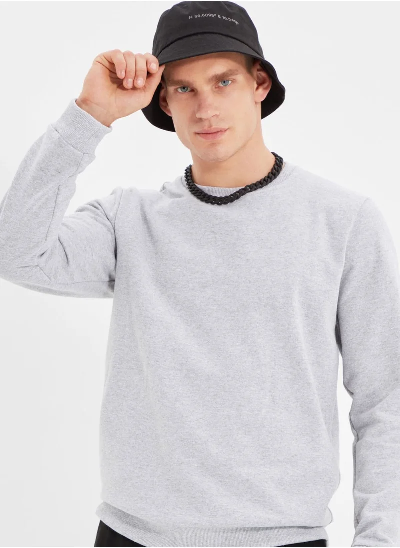 trendyol Back Print Sweatshirt