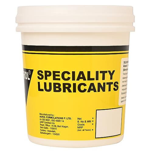 Aerol Silicone Grease, Grade 17-2 (1kg)|Excellent High & Low Temperature Resistance (Water White Colour)| Lubricates Plastic & Rubber Parts |Water resistant |Serviceable Temperature -40 to 200 C - Image 3