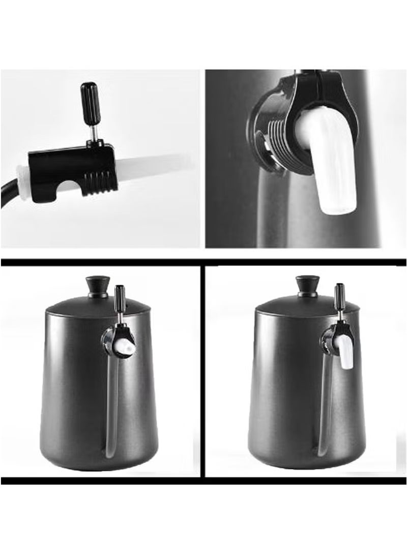 Coffee Dripping Jugs Kettle Gooseneck Pot Restrictor Nozzle Adjustable Water Flow Pourers Regulator Compatible Replacement Part Spout Diversion Aid
