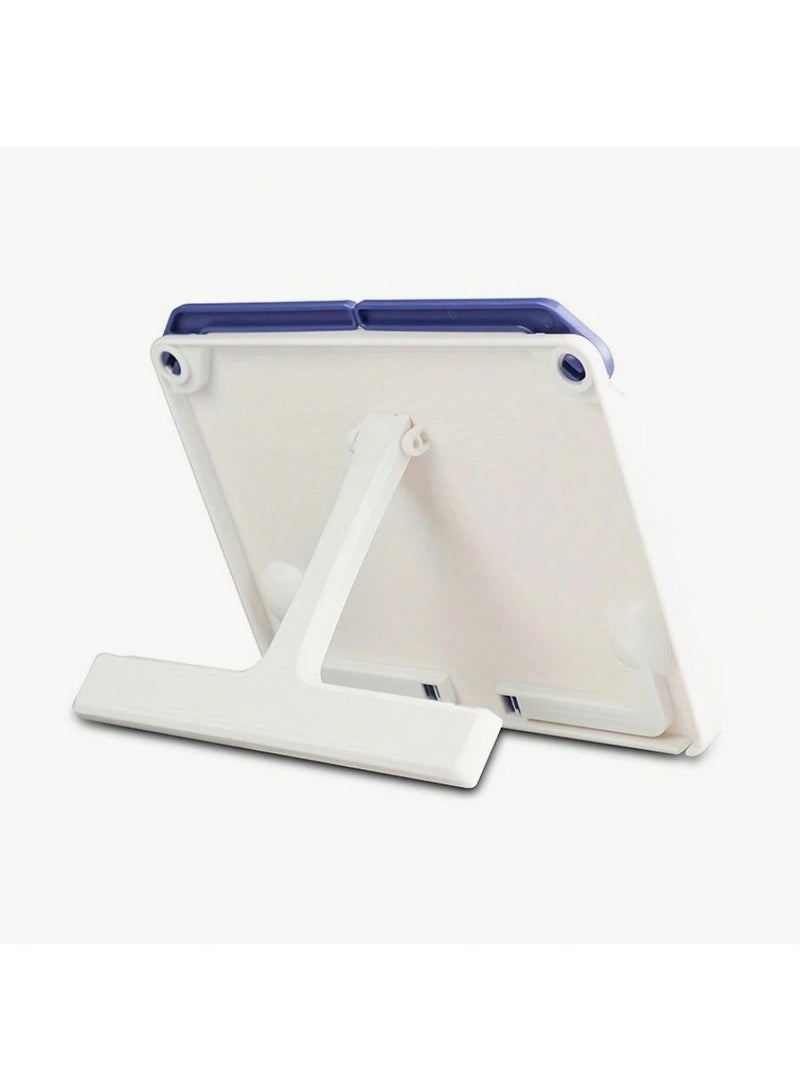 HPRT Adjustable Book Stand, 1-Piece Foldable Reading Stand with 2 Page Holders and Anti-Slip Pads, Multi-Purpose Book Holder for Textbooks, Sheet Music, Documents and Tablet (White, 21 × 15 cm) - Image 5
