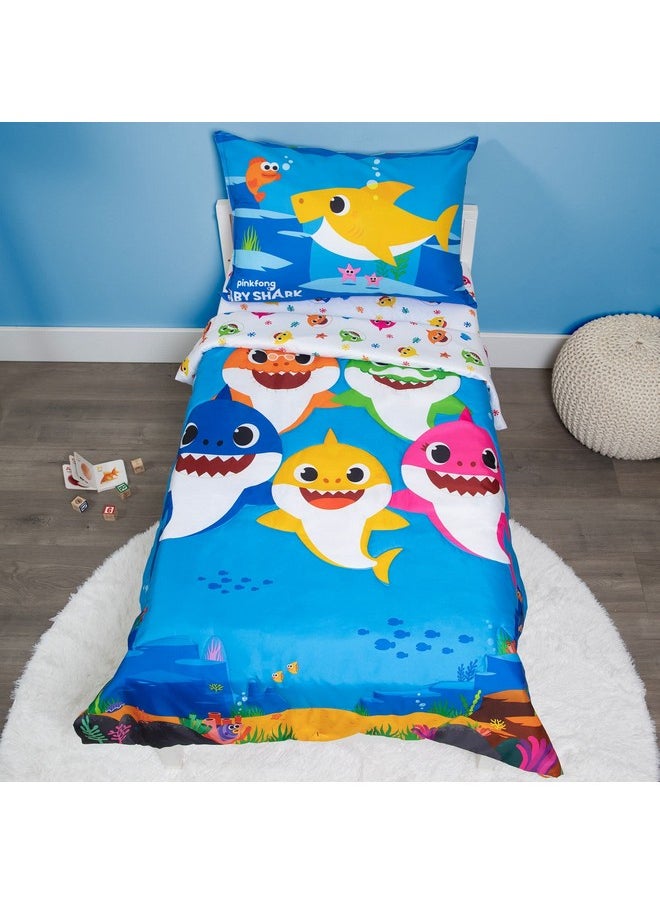 BABY SHARK - Baby Shark Musical Warm Plush Throw Blanket That Plays The Baby Shark Theme Song Extra Cozy And Comfy For Your Toddler - Image 1