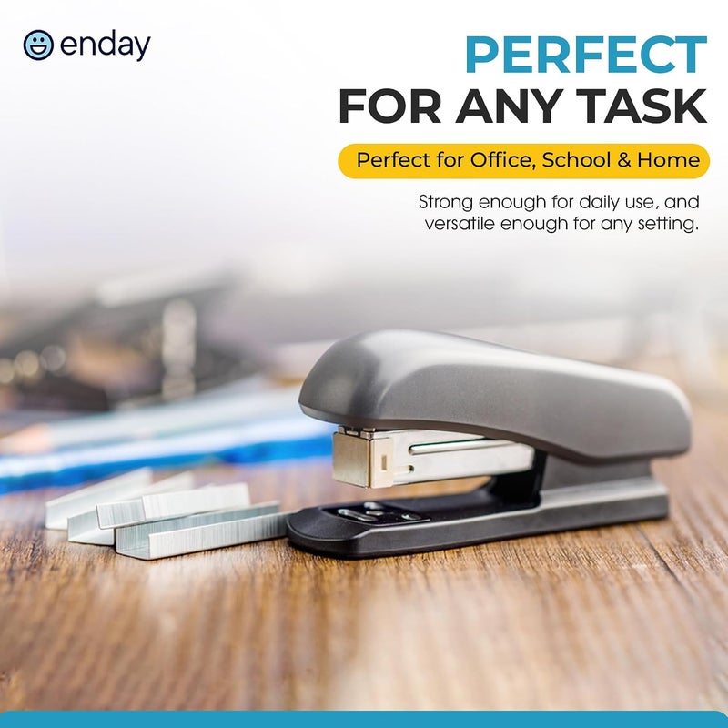 Enday 25,000 Standard Staples - 1/4 Inch Length, 210 per Strip, Jam-Free Chisel Point, Staples for Stapler, Replacement, Fits Standard Staplers, 5 Boxes of 5,000 Each, by - Image 5