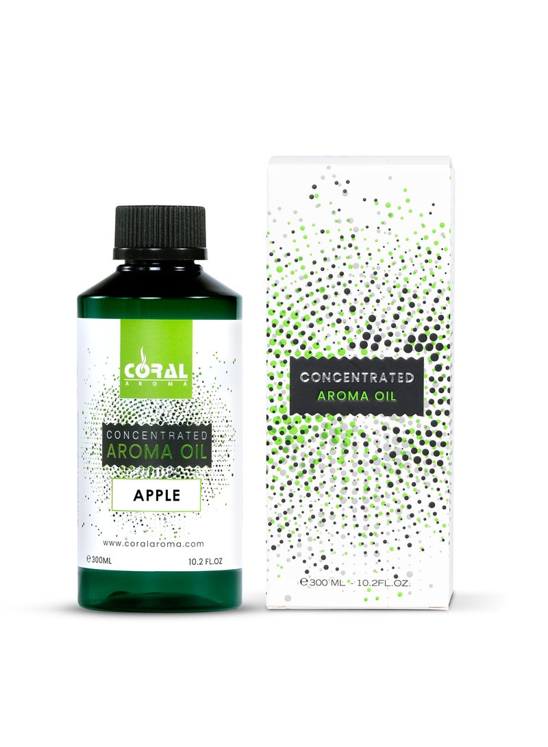 CORAL AROMA Apple Aroma Oil for Diffusers 300 ml – Fresh, Crisp & Uplifting Fragrance for Home and Office - Image 1