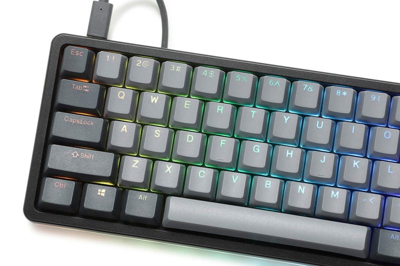 DROP ALT High-Profile Mechanical Keyboard — 65% (67 Key) Gaming Keyboard, Hot-Swap Switches, Programmable Macros, RGB LED Backlighting, USB-C, Doubleshot PBT, Aluminum Frame (Cherry MX Blue, Black) - Image 5