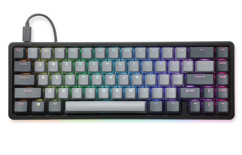 DROP ALT High-Profile Mechanical Keyboard — 65% (67 Key) Gaming Keyboard, Hot-Swap Switches, Programmable Macros, RGB LED Backlighting, USB-C, Doubleshot PBT, Aluminum Frame (Cherry MX Blue, Black) - Image 2