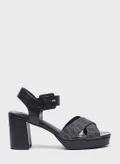 ايل Multi Strap Block Heel Sandals