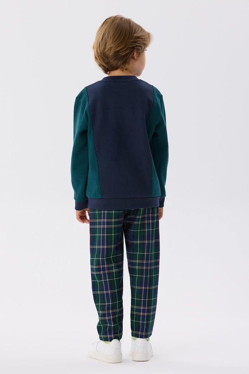 Nebbati Bg Store Boy Navy Blue Sweatshirt - Image 4