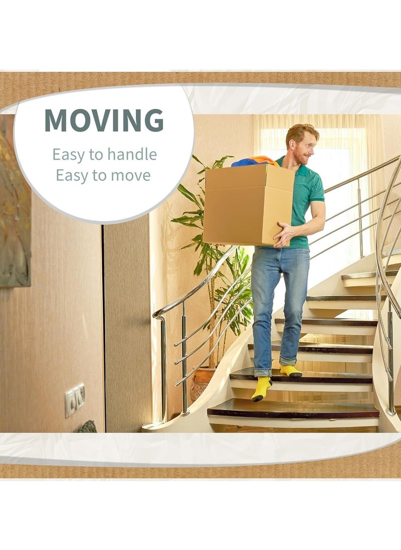 SPOTEGO Carton Boxes for moving and packing, Cardboard Box, 38cm x 22cm x 28cm, 5 units  - Image 3
