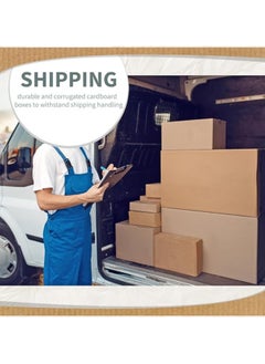 SPOTEGO Carton Boxes for moving and packing, Cardboard Box, 38cm x 22cm x 28cm, 5 units  - Image 4