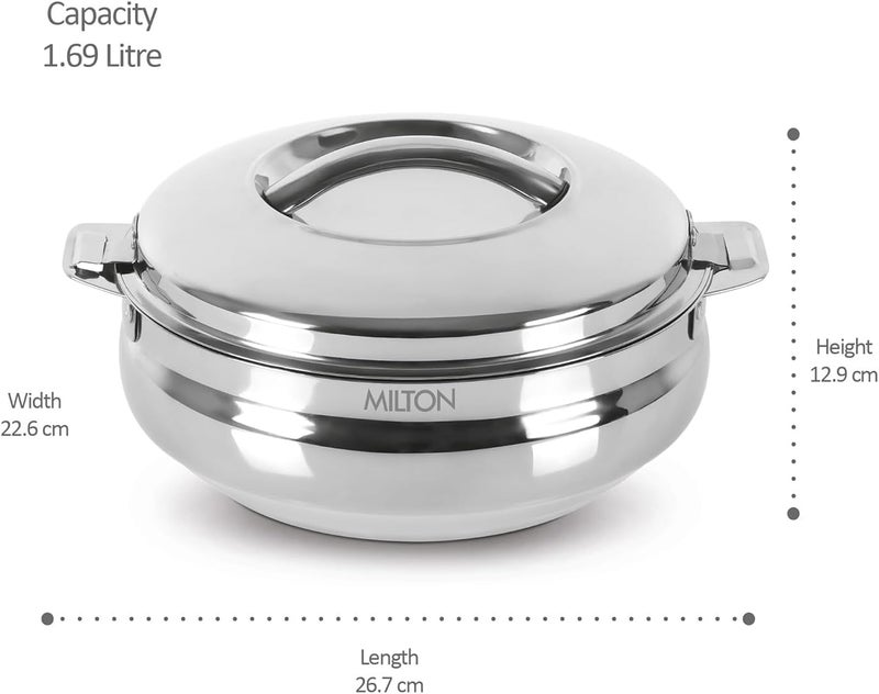 MILTON Sphere Stainless Steel Casserole 1.69L - Image 3