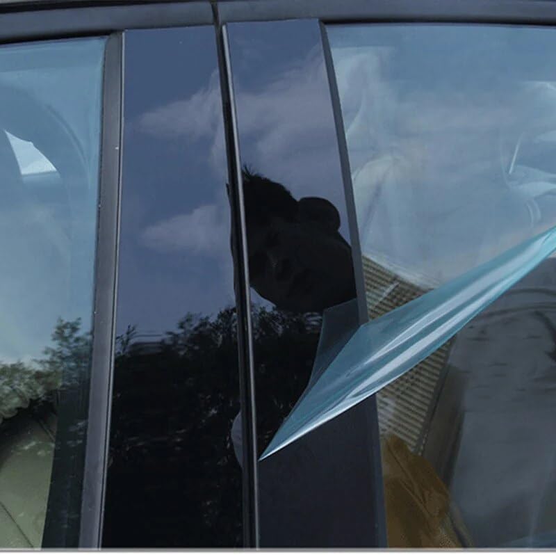 QASULER 6Pcs Car Door Window Pillar Trim Covers for Mitsubishi Pajero Sport - Image 5