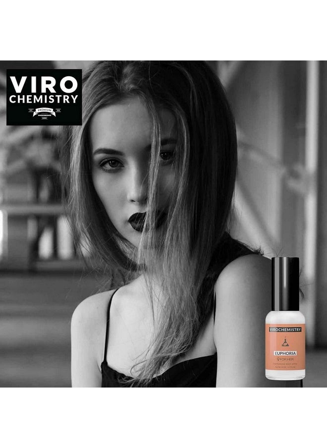 VIROCHEMISTRY Pheromones For Women (Euphoria) Body Spray Elegant Ultra Strength Organic Human Pheromones Fragrance Body Spray 50Ml [Human Grade Pheromones To Attract Men]  - Image 5