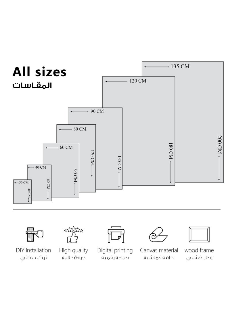 MODCLASS Wall Art Printed Game Design Wooden Frame - Image 4