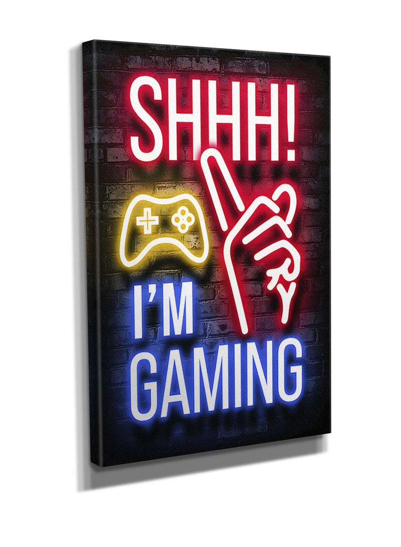 MODCLASS Wall Art Printed Game Design Wooden Frame - Image 3