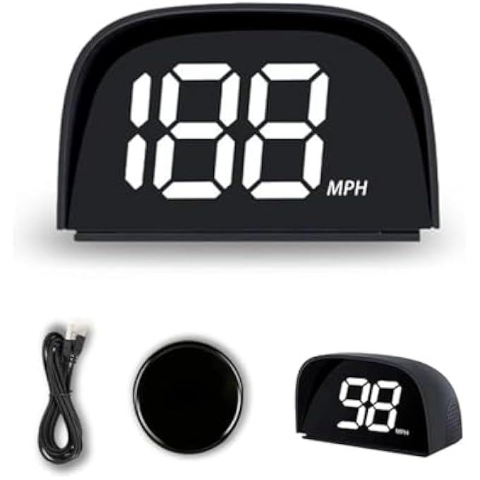 VJOYCAR P20 New Car Speedometer Gps Hud Head Up Display Mph Digital Speed Meter Gauge For Cars Trucks Motorcycle Bike Atv Suv PickUp Scooter Golf Cart Bus Boat - Image 3