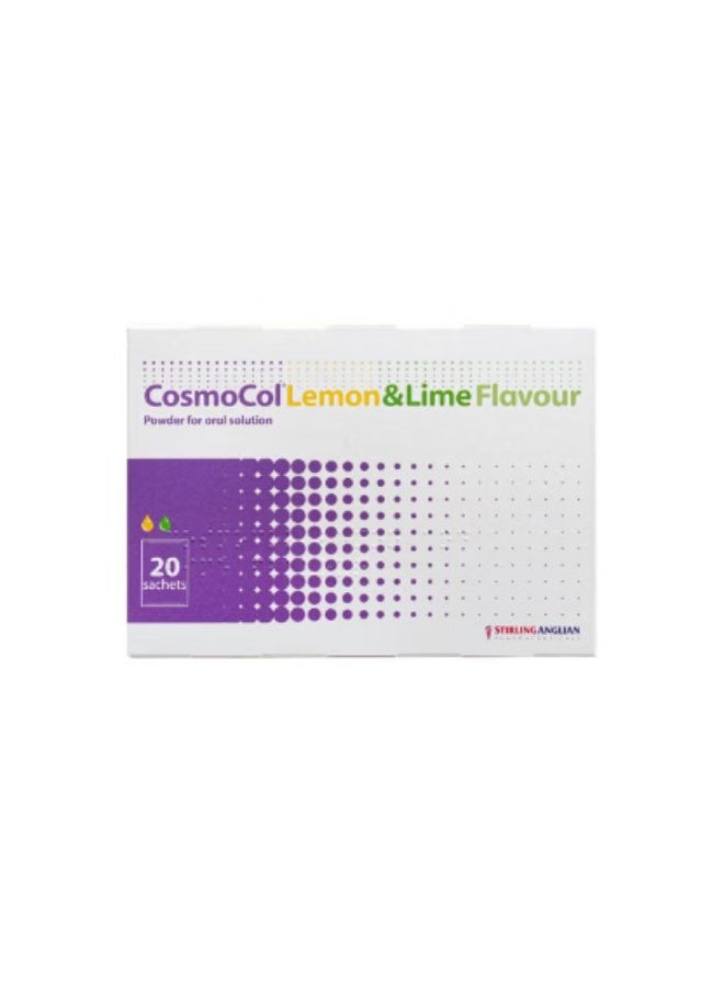 Cosmocol lemon & lime sachets 20s