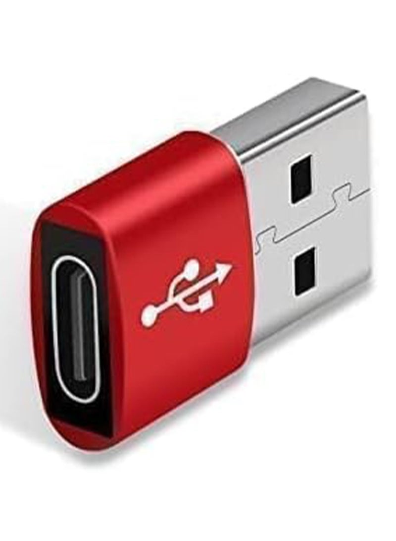 محول OTG USB-C إلى USB 3.0، للأجهزة المحمولة بمنفذ Type C للشحن ونقل البيانات، صغير وخفيف الوزن، سهل الحمل، محول شحن ونقل بيانات 5 جيجابت في الثانية - متعدد الالوان  - Image 1