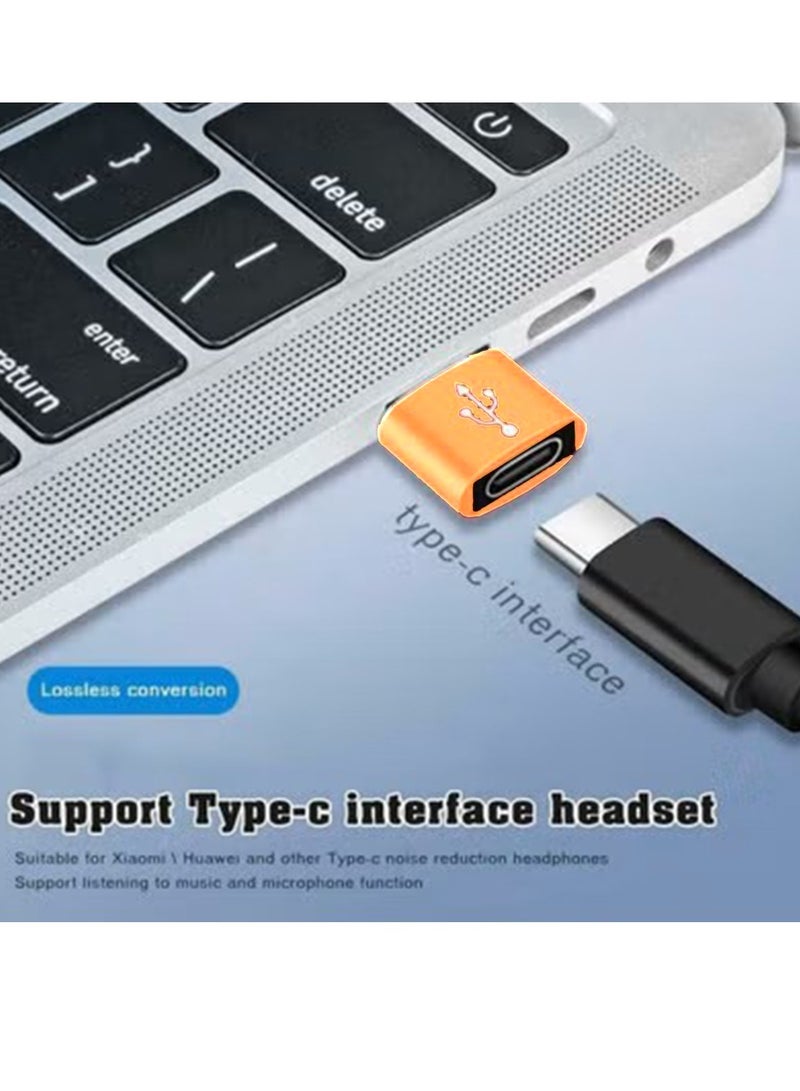 OTG USB-C to USB 3.0 , for mobile devices with type c for charging and data transmission , small and light, easy to carry , charging and data transmission Adapter 5Gbps – Multicolour - Image 2