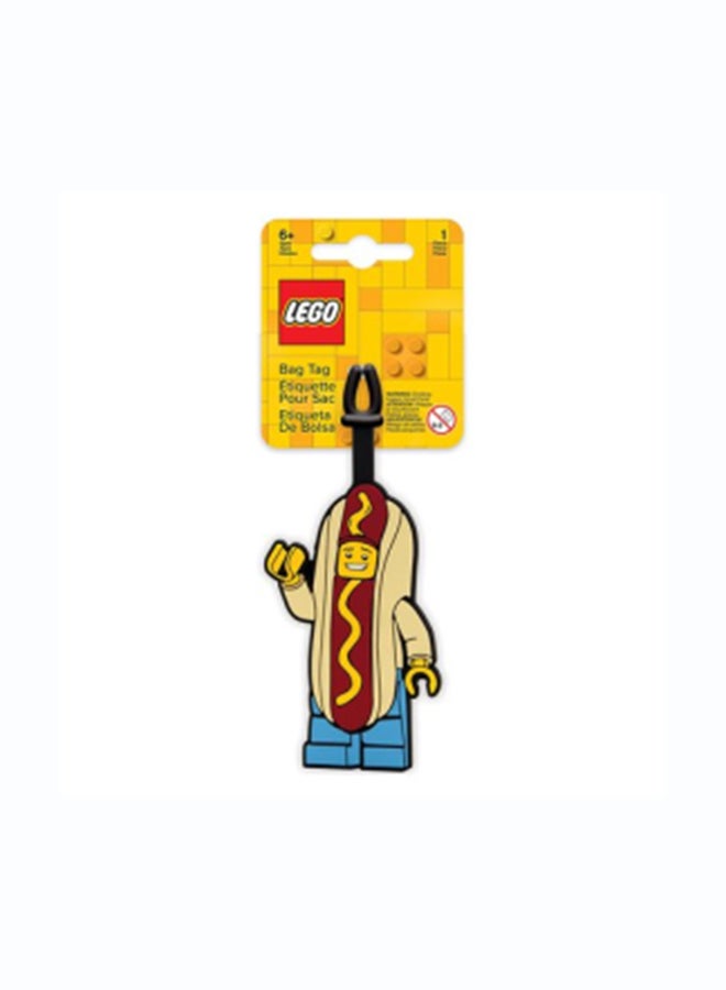 Lego IQ Bag Tag Hot Dog Man