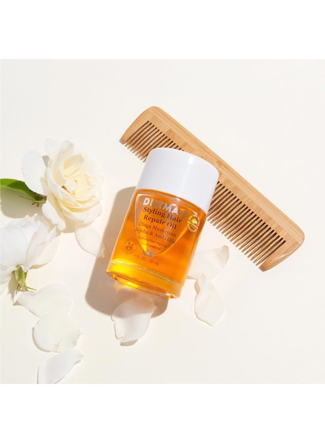 derma-e Styling Hair Repair Oil For Unisex 1 oz Oil - Image 5