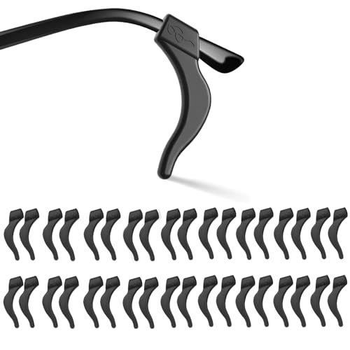 SMARTTOP Eyeglass Ear Grips -20 Pairs eye glasses ear grippers Anti-slip Holder, Silicone Ear Hook, glasses ear grip Sleeve Retainer for Sports Glasses, Sunglasses Reading glass - Image 1