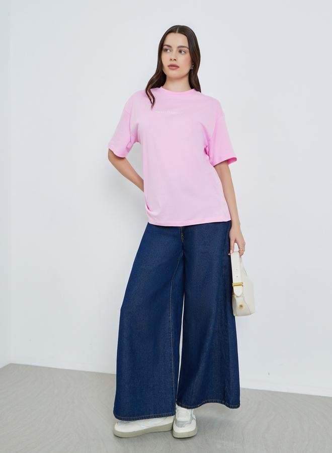 ستايلي تيشيرت قطن بطبعة جرافيك - Image 2