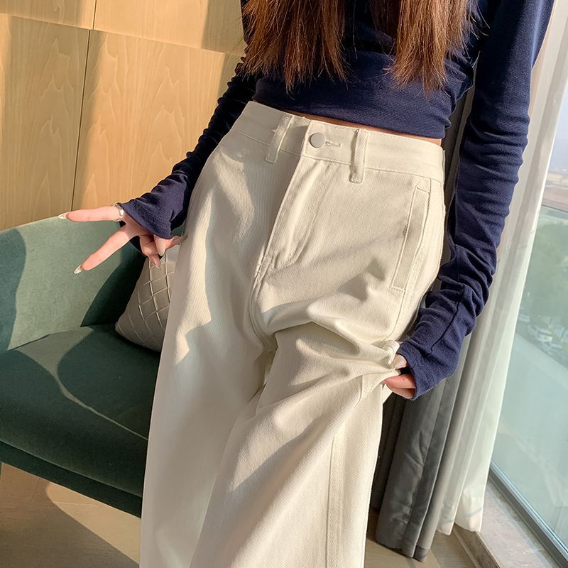 Unisex Classic Denim Jeans Loose Fit Daily Outdoor Wear - Image 5