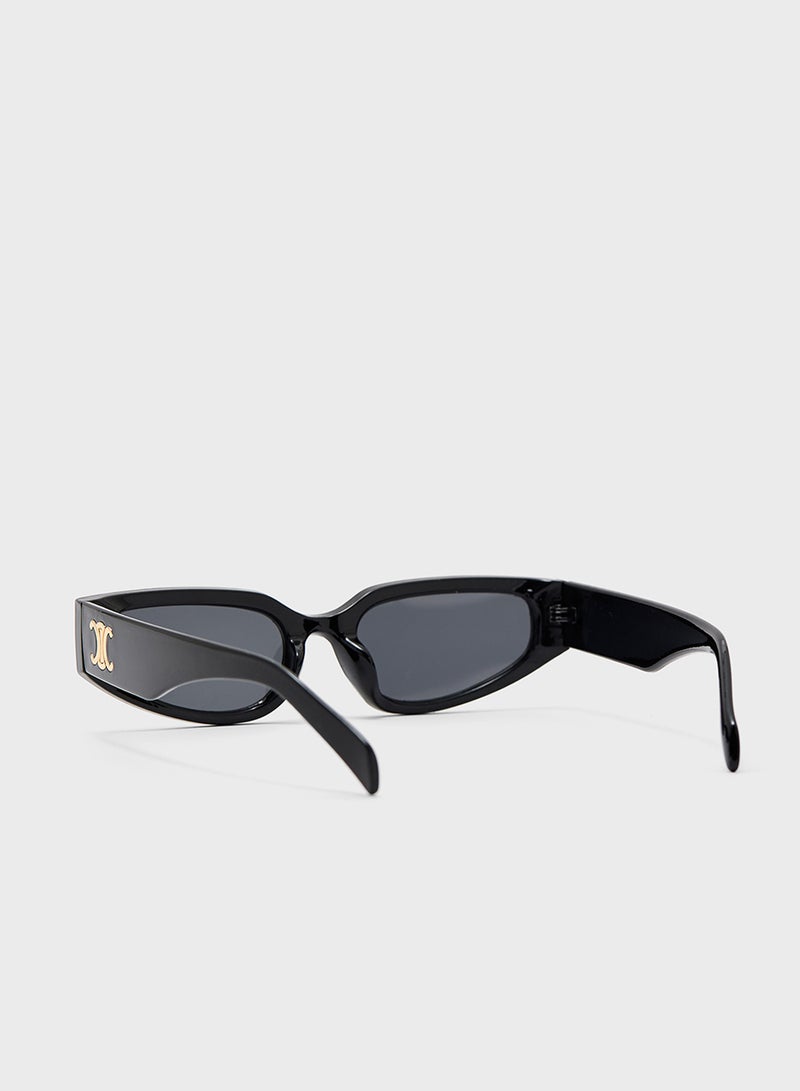 ايلا نظارات شمسية مستطيلة بزاوية - Image 3