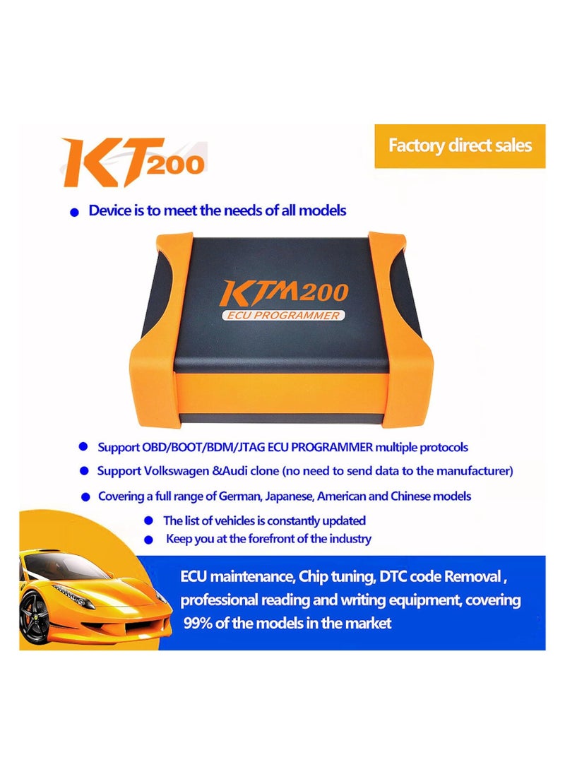 Generic - Car ECU Programmer KT200 Support ECU Read Write Maintenance Tuning DTC Code Remove OBD/BOOT/BDM/JTAG Car Full Version Online - Image 1