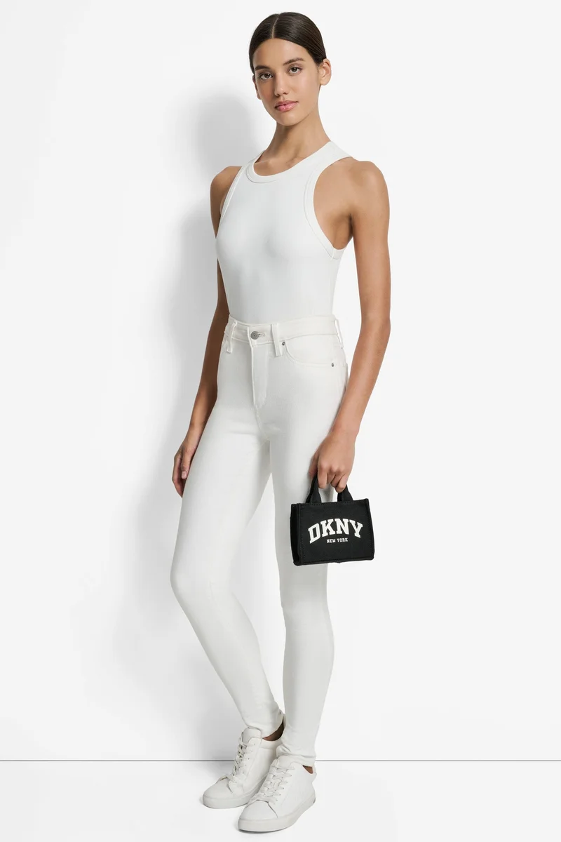 DKNY BLACK/SILVER Hadlee Mini Crossbody for Women | Best Price UAE