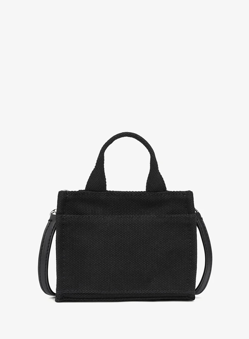 DKNY BLACK/SILVER Hadlee Mini Crossbody for Women | Best Price UAE