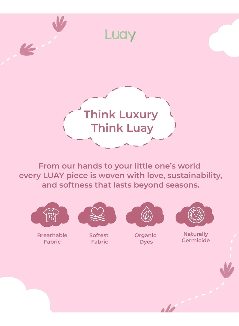 Luay White Girls 100% Cotton T-Shirt & Shorts Set | Kids Summer Casual Outfit | Soft Breathable Fabric | Unicorn “Magic” Print | White T-Shirt with Mint Green Shorts for Women | Best Price UAE