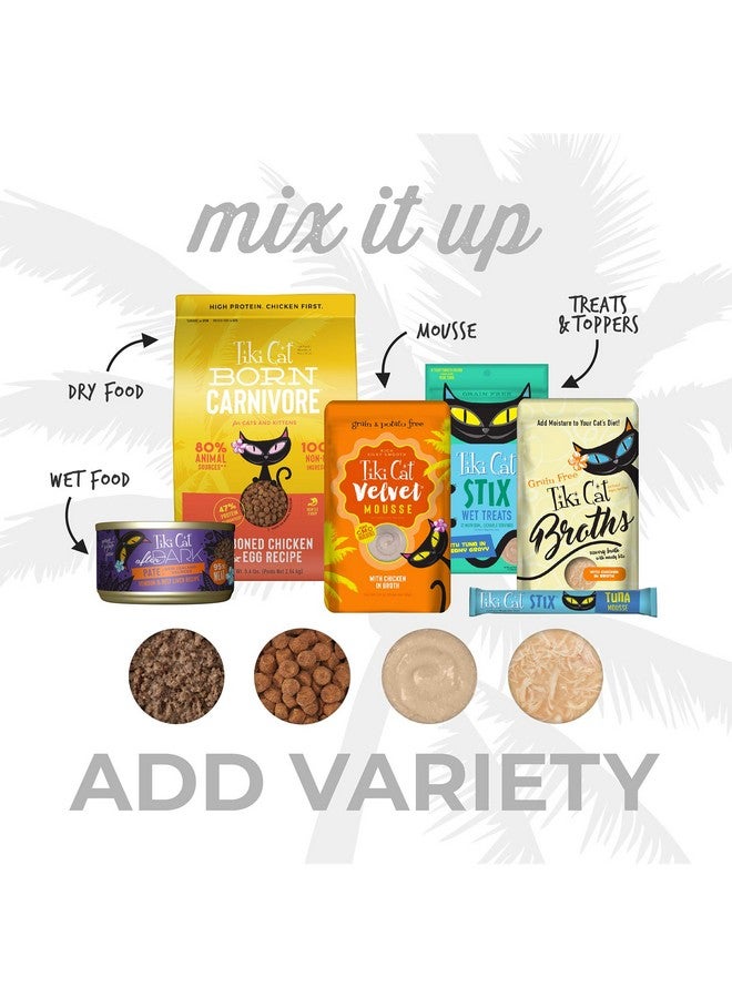 Tiki Cat Luau Variety Pack, Succulent Combinations Of Real Shredded Protein In A Rich Flavorful Consumme, GrainFree Balanced Nutrition Wet Canned Cat Food, For All Life Stages, 6 Oz. Cans (Pack Of 8) - Image 3