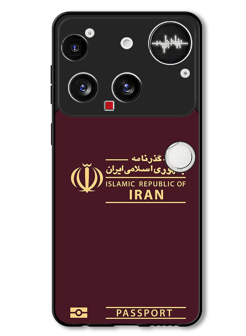 Theodor Case Compatible with Nothing Phone (3) 6.67 Inch Protection Shockproof Bumper Cover Iran Passport - Image 1