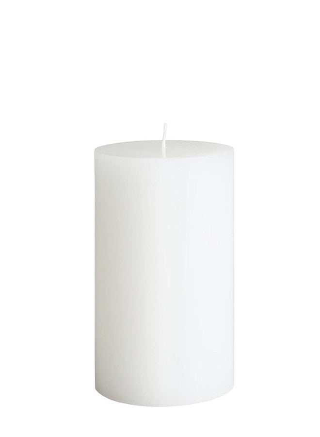 Luces Paraffin Wax Smokeless Scented 2.5"X3" White Tall Pillar Candle for Decoretion Pack of 2 - Image 2