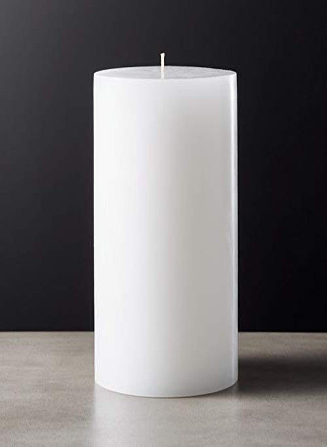 Luces Paraffin Wax Smokeless Scented 2.5"X3" White Tall Pillar Candle for Decoretion Pack of 2 - Image 5