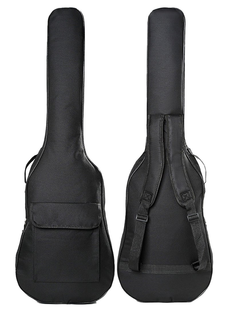 Generic 39/40 Inch Electric Guitar Bag Double Straps Guitar Case 5mm Cotton Thickening Pad Soft Cover Waterproof Backpack Electric Guitar Portable Bag  - Image 1