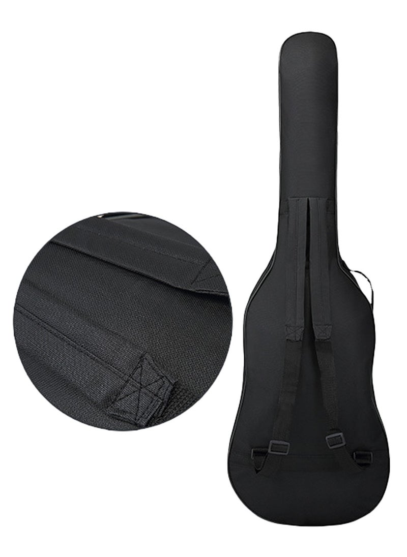 Generic 39/40 Inch Electric Guitar Bag Double Straps Guitar Case 5mm Cotton Thickening Pad Soft Cover Waterproof Backpack Electric Guitar Portable Bag  - Image 3