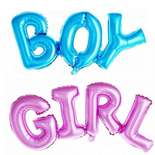 Simple polymer Boy and Girl Alphabet Letters Balloons Foil Balloons Mylar Balloons for Party Decoration - Image 1