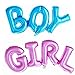 Simple polymer Boy and Girl Alphabet Letters Balloons Foil Balloons Mylar Balloons for Party Decoration - Image 3