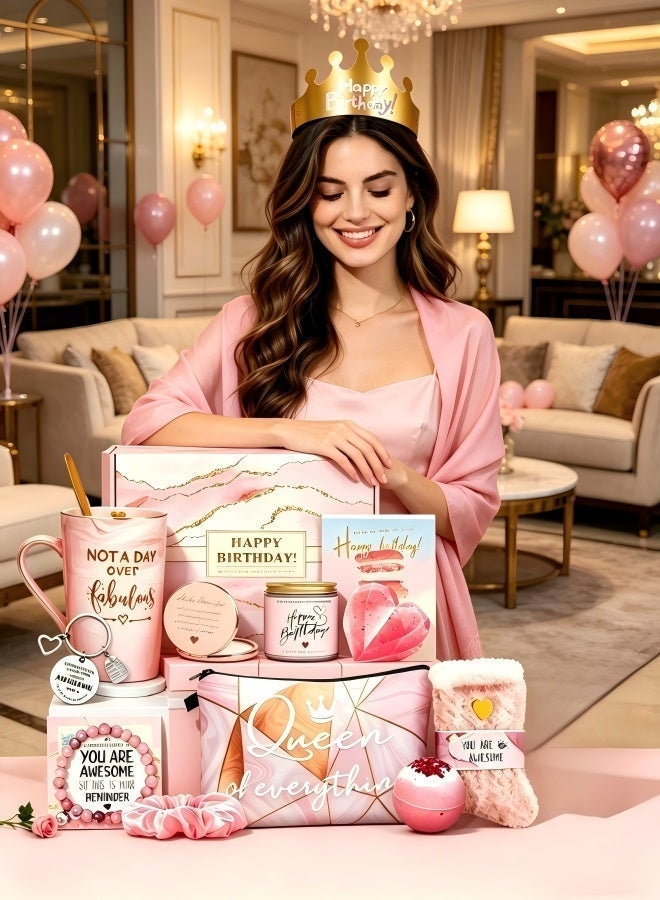 Nestvel Elegant Birthday Gift Set for Women, Complete Relaxation & Pampering Kit with Inspirational Gifts, Perfect Birthday Present for Ladies, Wife, Friends, Coworkers - Image 5